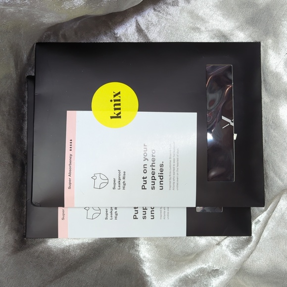 Knix Super Leakproof High Rise Period Panties in Black - Picture 3 of 3